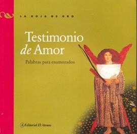 TESTIMONIO DE AMOR | 9789500286879 | VV. AA.