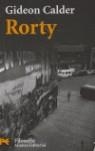 RORTY Y LA REDESCRIPCION | 9788420659282 | CALDER, GIDEON