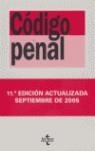 CODIGO PENAL 2005 | 9788430942640 | -