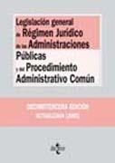 LEGISLACION GENERAL DE REGIMEN JURÍDICO DE LAS ADMINISTRACIO | 9788430943258 | -
