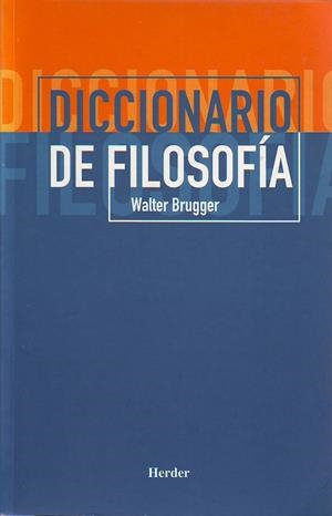 DICCIONARIO DE FILOSOFIA | 9788425424342 | BRUGGER, WALTER