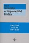LEY DE SOCIEDADES DE RESPONSABILIDAD LIMITADA | 9788430943166 | ARROYO, IGNACIO
