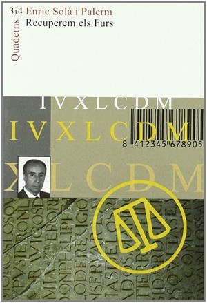 RECUPEREM ELS FURS | 9788475027241 | SOLA I PALERM, ENRIC