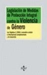 LEGISLACION DE MEDIDAS DE PROTECCION INTEGRAL CONTRA LA VIOL | 9788430943449 | EDITORIAL TECNOS