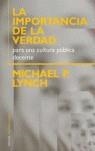 IMPORTANCIA DE LA VERDAD, LA | 9788449318160 | LYNCH, MICHAEL P