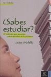 SABES ESTUDIAR? | 9788467020182 | MAHILLO MONTE, JAVIER