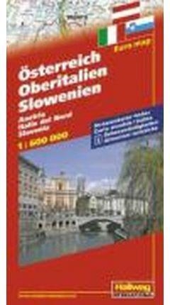 AUSTRIA ITALIA DEL NORD ESLOVENIA EUROMAP | 9783828300361 | AA.VV.