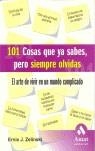 101 COSAS QUE YA SABES, PERO QUE SIEMPRE OLVIDAS | 9788497352512 | ZELINSKI, ERNIE J