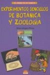 EXPERIMENTOS SENCILLOS DE BOTANICA Y ZOOLOGIA | 9788497542043 | PRESS, HANS JURGEN