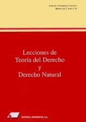 LECCIONES DE TEORIA DEL DERECHO Y DERECHO NATURAL | 9788479910877 | FERNANDEZ-GALIANO, ANTONIO / DE CASTRO CID, BENITO