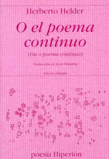 O EL POEMA CONTINUO | 9788475178523 | HELDER, HERBERTO