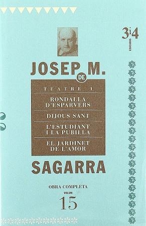 TEATRE 1, OBRA COMPLETA | 9788475027449 | SAGARRA, JOSEP M