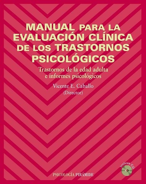 MANUAL PARA LA EVALUACION CLINICA DE LOS TRASTORNOS PSICOLOG | 9788436820232 | CABALLO, VICENTE (DI)