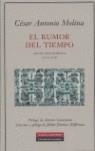 RUMOR DEL TIEMPO, EL | 9788481096255 | MOLINA, CESAR ANTONIO