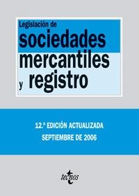 LEGISLACION DE SOCIEDADES MERCANTILES Y REGISTRO 2006 | 9788430944583 | ARROYO, IGNACIO