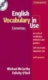 ENGLISH VOCABULARY IN USE ELEMENTARY | 9780521614641 | MCCARTHY