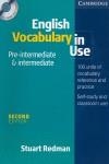 ENGLISH VOCABULARY IN USE PRE-INTERMEDIATE AND INTERMEDIATE | 9780521614658 | REDMAN, STUART