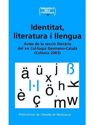 IDENTIDAT, LITERATURA I LLENGUA | 9788484158110 | VARIOS AUTORES