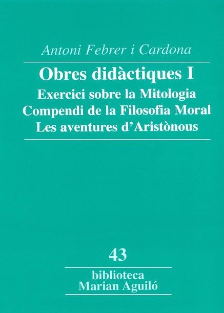 OBRES DIDACTIQUES I | 9788484158615 | FERRER, ANTONIO