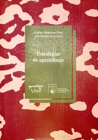 ESTRATEGIAS DE APRENDIZAJE | 9788477741367 | MONEREO, CARLES