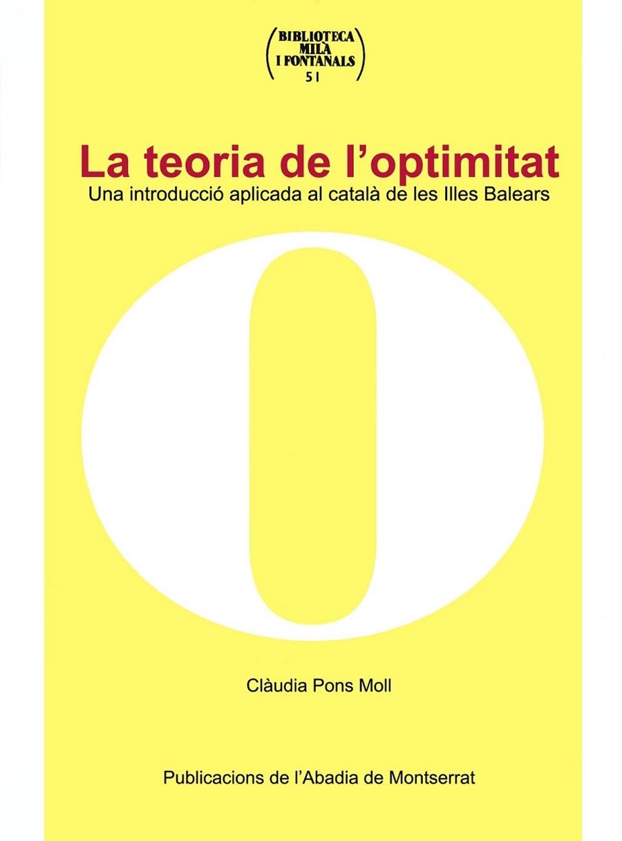 TEORIA DE L'OPTIMITAT, LA | 9788484158721 | PONS, CLAUDIA
