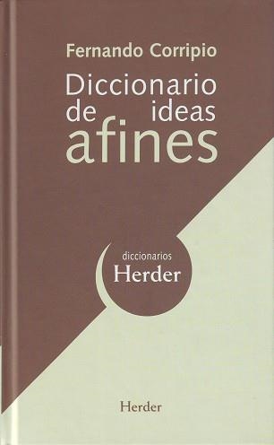 DICCIONARIO DE IDEAS AFINES (TD) | 9788425425004 | CORRIPIO, FERNANDO