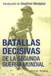 BATALLAS DECISIVAS DE LA SEGUNDA GUERRA MUNDIAL | 9788496803060 | WESTPHAL, SIEGFRIED