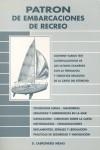 PATRON DE EMBARCACIONES DE RECREO | 9788492137732 | CABRONERO MESAS, DANIEL