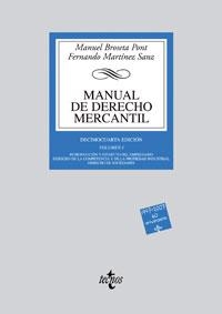 MANUAL DE DERECHO MERCANTIL 2007 | 9788430946020 | MANUEL BROSETA PONT / FERNANDO MARTÍNEZ SANZ