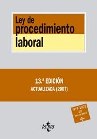 LEY DE PROCEDIMIENTO LABORAL 2007 | 9788430945801 | ALFREDO MONTOYA MELGAR / BARTOLOMÉ RÍOS SALMERÓN (PREPARADORES)