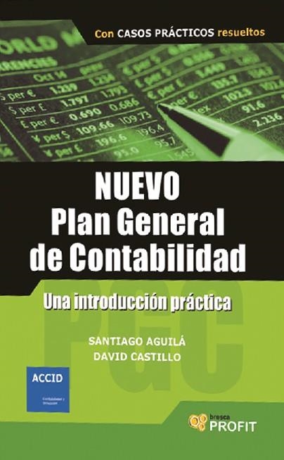 NUEVO PLAN GENERAL DE CONTABILIDAD COMENTADO | 9788493608491 | CASTIILO, DAVID - AGUILA, SANTIAGO