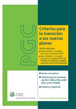 PGC CRITERIOS PARA LA TRANSICION A LOS NUEVOS PLANES | 9788482356501