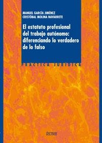 ESTATUTO PROFESIONAL DEL TRABAJO AUTONOMO, EL | 9788430946761 | GARCIA JIMENEZ, MANUEL