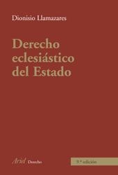 DERECHO ECLESIASTICO DEL ESTADO | 9788434456990 | LLAMAZARES, DIONISIO
