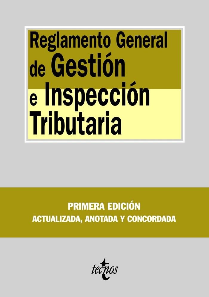 REGLAMENTO GENERAL DE GESTIÓN E INSPECCIÓN TRIBUTARIA | 9788430947003 | MARTÍN QUERALT, JUAN/ED. LIT.