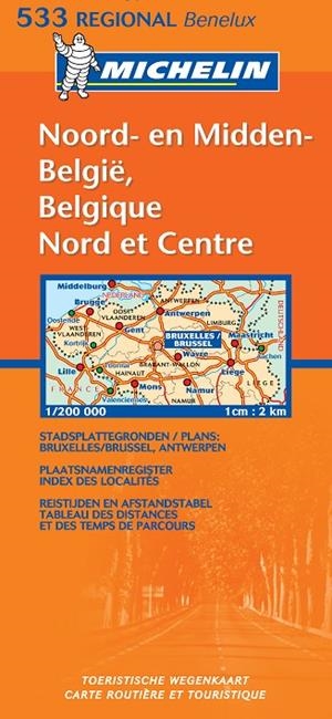 BELGICA NORTE Y CENTRO MAPA | 9782067100961 | VV.AA.