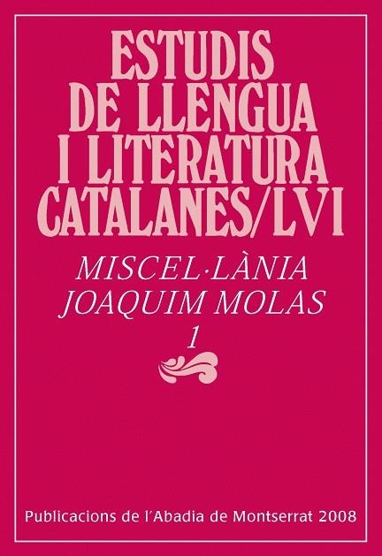 ESTUDIS DE LLENGUA I LITERATURA CATALANES/LVI | 9788498830071 | AA.VV