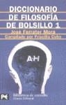 DICCIONARIO DE FILOSOFIA DE BOLSILLO 1 | 9788420636702 | FERRATER MORA, JOSE