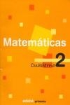 CUADERNO MATEMATICAS 2 | 9788423684281 | EDEBÉ (OBRA COLECTIVA)