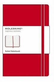 CUADERNO ROJO A RAYAS GRANDE | 9788862930048 | MOLESKINE