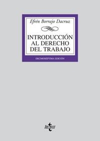 INTRODUCCION AL DERECHO DEL TRABAJO : CONCEPTO E HISTORIA DE | 9788430947744 | BORRAJO DACRUZ, EFREN