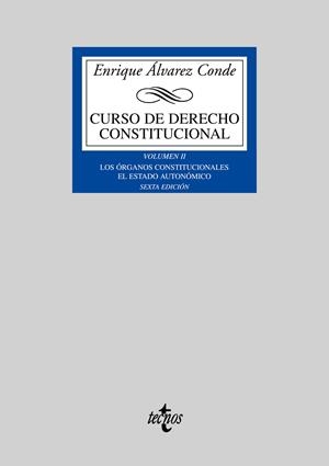 CURSO DE DERECHO CONSTITUCIONAL VOL II | 9788430947560 | ALVAREZ CONDE, ENRIQUE