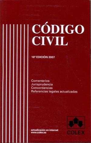 CODIGO CIVIL. 16º EDICION 2007 | 9788483420683 | VARIOS