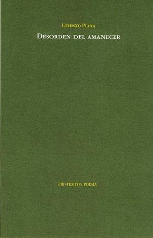 DESORDEN DEL AMANECER | 9788481919127 | PLANA, LORENZO