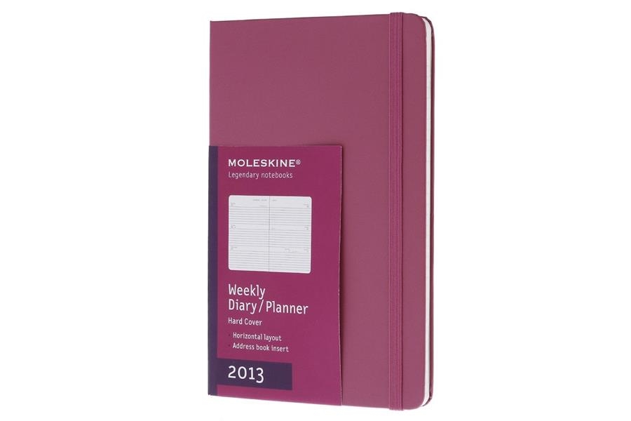 WEEKLY DIARY HORIZONTAL MAGENTA L | 9788866131922 | MOLESKINE