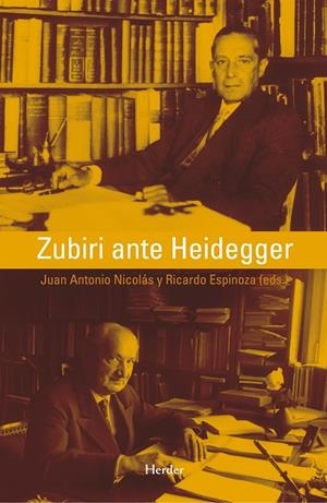 ZUBIRI ANTE HEIDEGGER | 9788425425776 | NICOLAS, JUAN ANTONIO