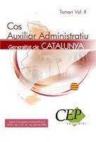VOL. 2 COS AUXILIAR ADMINISTRATIU GENERALITAT DE CATALUNYA | 9788498826890 | A.A.V.V.