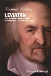 LEVIATAN O LA MATERIA : FORMA Y PODER DE UN ESTADO ECLESIAST | 9788420682808 | HOBBES, THOMAS