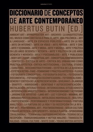 DICCIONARIO DE CONCEPTOS DE ARTE CONTEMPORANEO | 9788496775466 | BUTIN, HUBERTUS