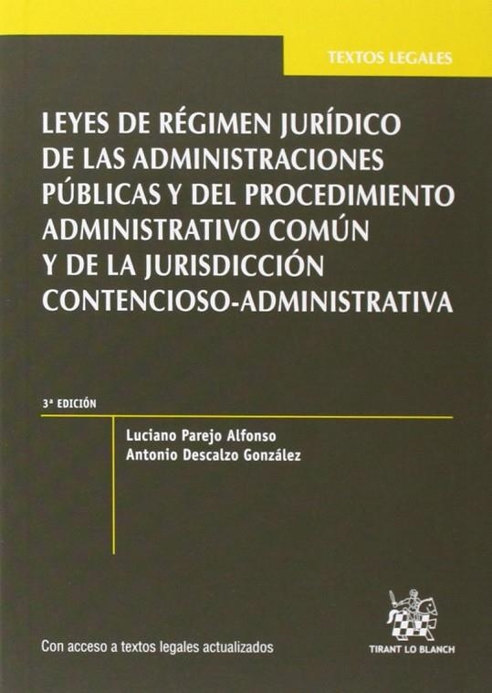 LEYES DE REGIMEN JURIDICO DE LAS ADMINITRACIONES PUBLICAS Y | 9788490333730 | PAREJO, LUCIANO